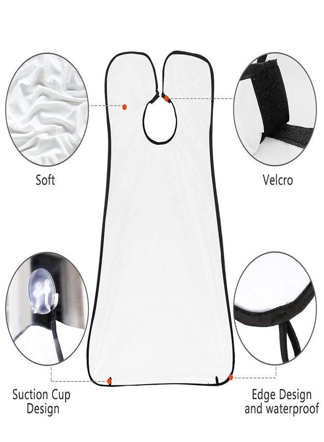 KREZON Shaving Beard Bib Grooming Apron With 2 Suction Cups (Multicolor) - Image 3